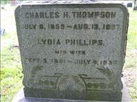 Thompson, Charles H. and Lydia (Phillips)